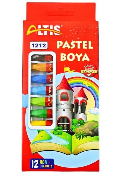 Altis Pastel Boya 12 Renk 1212 - Resim 2