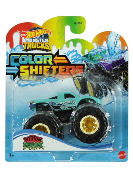 Mattel Oyuncak Hot Wheels Monster Trucks Renk Değiştiren Araçlar HGX06 (Karışık Model 1 Adet) ürün görseli 1