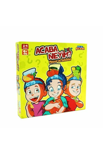 Sam Games Acaba Neyim Junior Meyve ve Sebzeler Kutu Oyunu 72606 ürün görseli 1