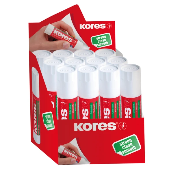 Kores Stick Yapıştırıcı 40 Gram 12402 (12 Li Paket) ürün görseli 1