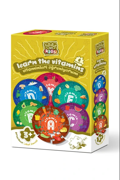 Art Kids Vitaminleri Öğreniyorum 54 Parça Puzzle 5833 ürün görseli 1