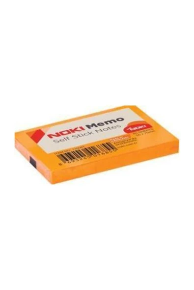 Noki Yapışkanlı Not Kağıdı 80 Yaprak 51X75Mm Turuncu 12006T (12 Li Paket) ürün görseli 1