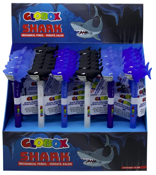 Globox Köpek Balığı Versatil Kalem 0,7 Mm (Mekanik Kurşun Kalem) 3530 (36 Lı Paket) ürün görseli 1