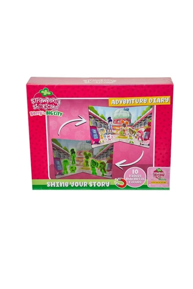 Mabbels Cocomelon Çilek Kız Manyetik Fosforlu Hikaye Oluşturma Ck7864 ürün görseli 1