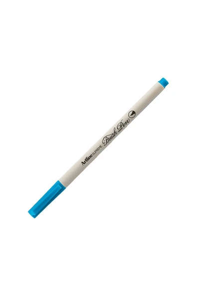 Artline Supreme İnce Fırça Uçlu Markör Kalem Gök Mavisi Lv-A-Epfs-F S.Blue LV-A-EPFS-F (12 Li Paket) ürün görseli 1