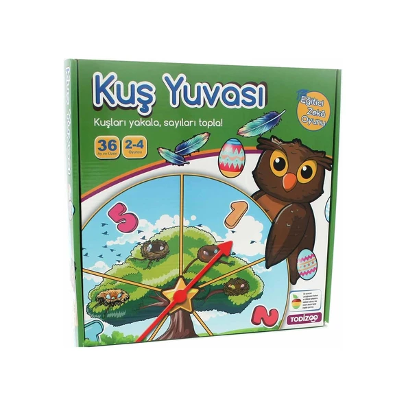 Todizoo Kuş Yuvası Eğitici Zeka Oyunu 83902 ürün görseli 1