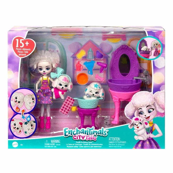 Mattel Oyuncak Enchantimals Güzellik Salonu Oyun Seti HHC20 ürün görseli 1