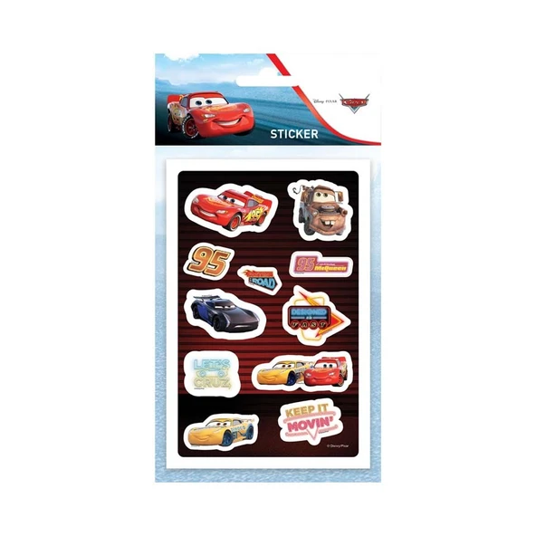 Keskin Color Cars Puffy Sticker Orta Boy 221300-33 (12 Li Paket) ürün görseli 1