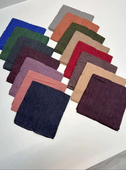 Bilmar Viskon Pamuklu Eşarp 95 x 95 Cm x 5 Adet ürün görseli 1