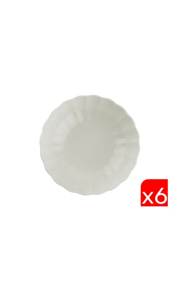 Kütahya Porselen Bone Luz Krem Çorba Kasesi 15cm 6 lı ürün görseli 1
