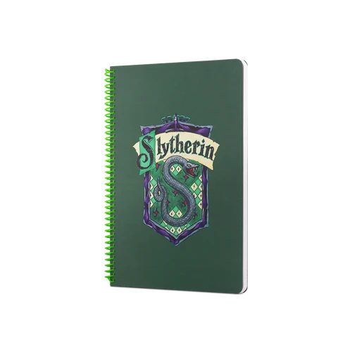 Mabbels Harry Potter Slytherin Spiralli Not Defteri Yeşil 80 Yaprak Çizgili 17X24Cm Dft-388579 ürün görseli 1