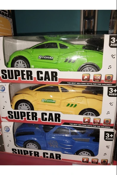 Can Toys Oyuncak Pilli Araba Jyd1190A (Karışık Renk 1 Adet) ürün görseli 1