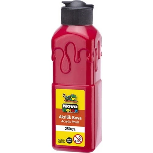 Nova Color Akrilik Boya 250 Gram Kırmızı Nc-3011 ürün görseli 1