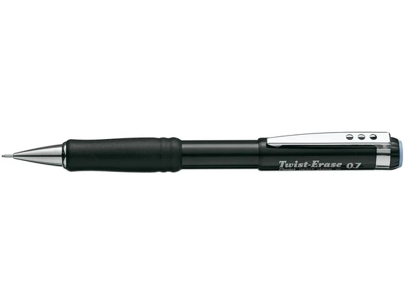 Pentel Versatil Kalem (Mekanik Kurşun Kalem) Twist Metal Klipsli Büyük Boy Silgili 0.7 Mm Qe517-Ax ürün görseli 1