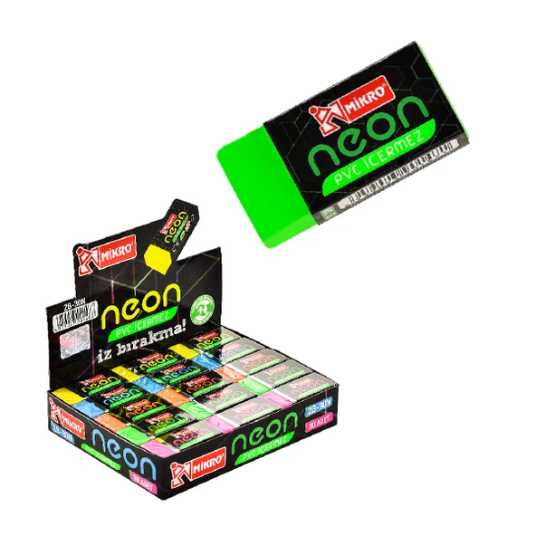 Mikro Silgi Neon  2B-30 (30 Lu Paket) ürün görseli 1