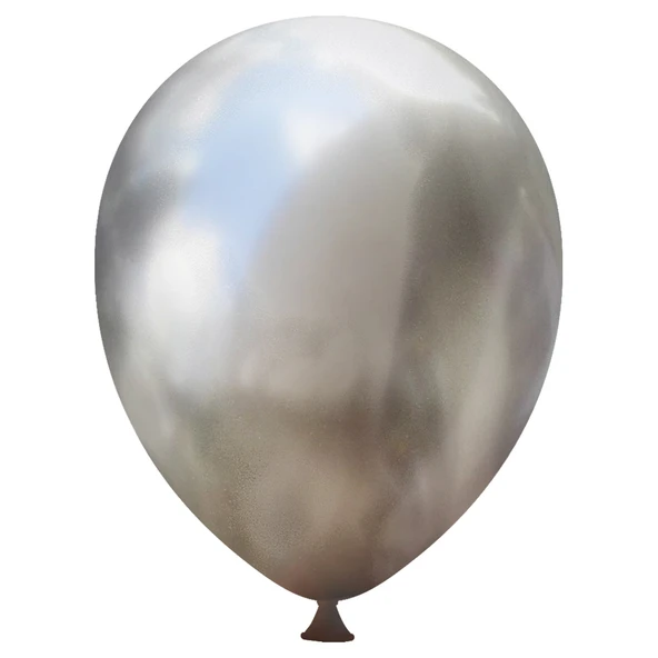 Bafix Balon 12" Krom Beyaz Altın (50 Li Paket) ürün görseli 1