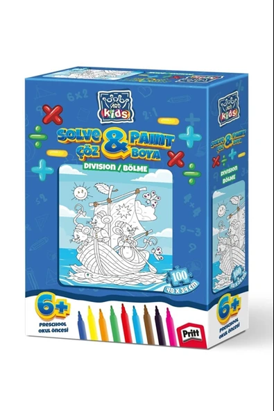 Art Kids Çöz Boya / Bölme 100 Parça Puzzle 5849 ürün görseli 1