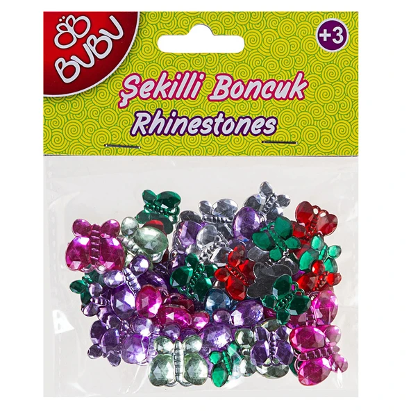 Bu-Bu Şekilli Boncuk Seti Karışık (Pvc) Bubu00084 ürün görseli 1