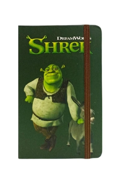 Mabbels Sherek Sert Kapak Mini Not Defteri Yeşil 80 Yaprak Çizgisiz 9X14Cm Dft-388432 ürün görseli 1