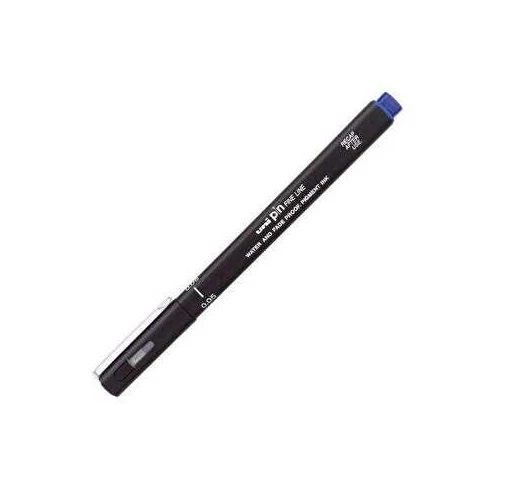Uni-Ball Çizim Kalemi Akrilik Uçlu Fine Line Pin 0.5 Mm Mavi Pin05-200 (12 Li Paket) ürün görseli 1