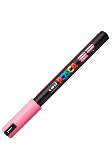 Uni-Ball Markör Boyama Kalemi Posca Boyama Kalemi Su Bazlı Poster 0.7 Mm Pembe N Pc-1Mr (6 Lı Paket) ürün görseli 1