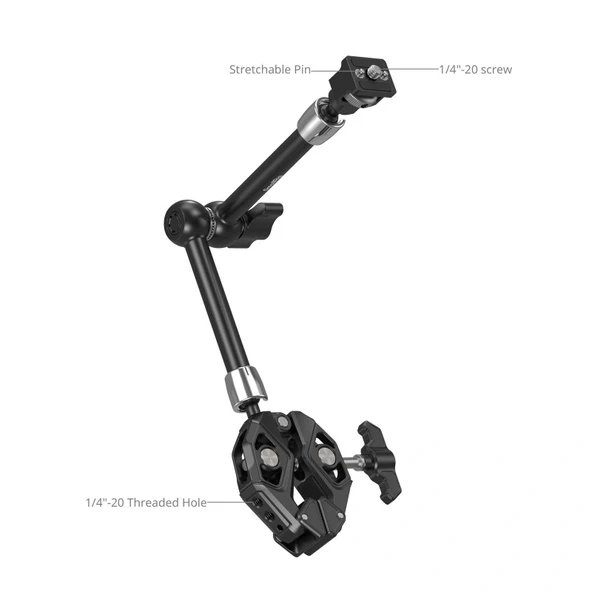 SmallRig 5312 Magic Arm Yengeç Şeklinde Kelepçeli - Resim 4
