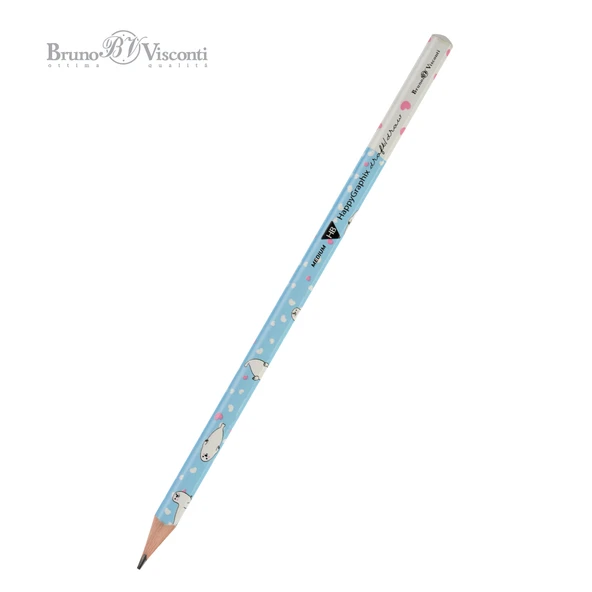Bruno Visconti Kurşun Kalem Happygraphix Sincaplar 21-0030/36 (50 Li Paket) ürün görseli 1