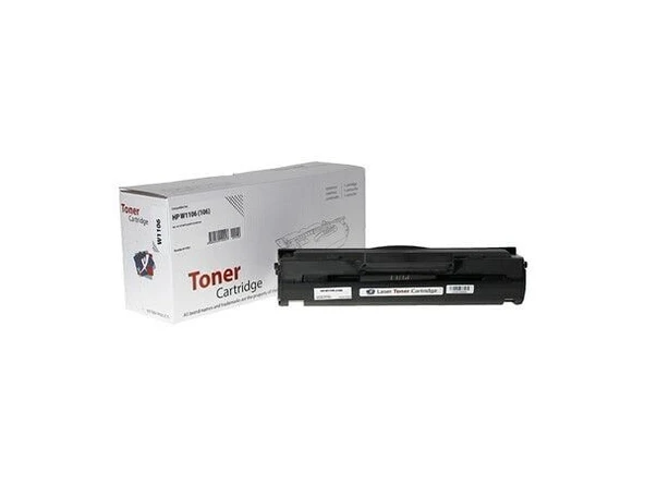 HP W1106X (106X) Muadil Toner Siyah Chipsiz ürün görseli 1