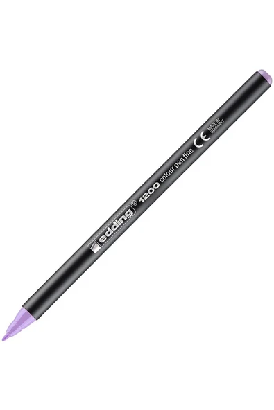Edding 1200 İnce Uçlu Keçeli Kalem (Grafik Kalemi) 1.0Mm Koyu Lavanta (10 Lu Paket) ürün görseli 1