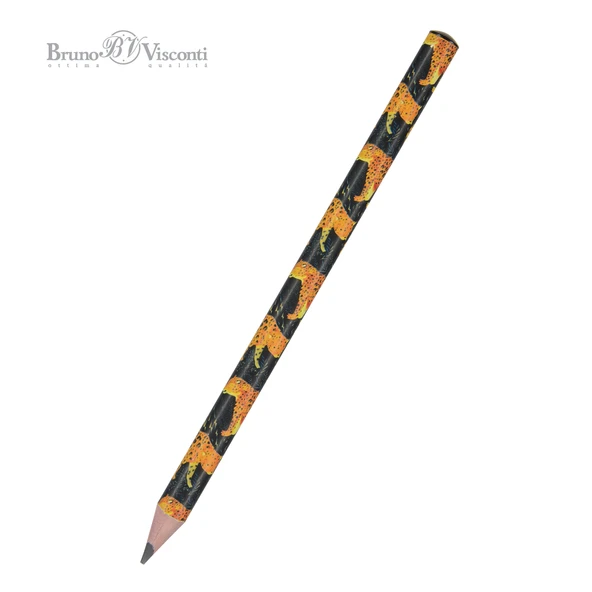 Bruno Visconti Kurşun Kalem Happy Graphix Jumbo 4B 3,5 Mm Leopard 21-0062/36 (30 Lu Paket) ürün görseli 1