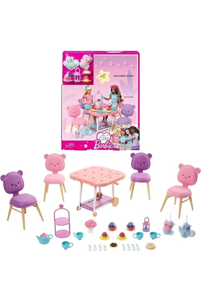 Mattel Oyuncak Barbie My First İlk Bebeğim Çay Partisi Oyun Seti Hmm65 ürün görseli 1