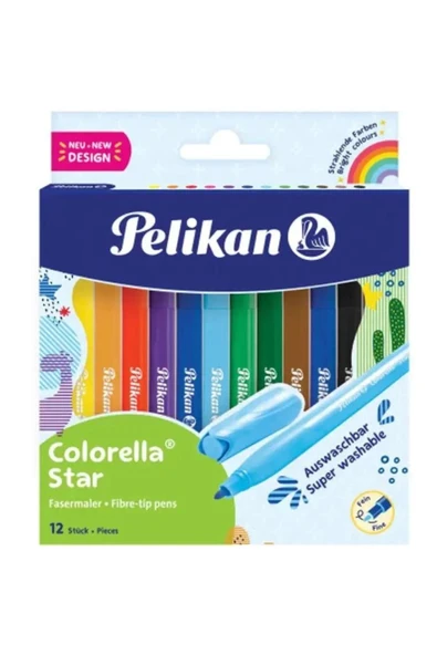 Pelikan Keçeli Kalem Colorella 12 Renk 822305 ürün görseli 1