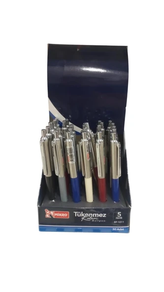 Mikro Tükenmez Kalem 1,0 Mm 1011-30 Standlı (30 Lu Paket) ürün görseli 1