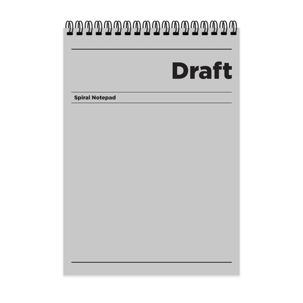Keskin Color Bloknot A4 80 Yaprak Çizgili Hafif Karton Kapak Not Defteri Draft 140531-99 ürün görseli 1