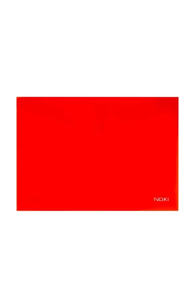 Noki A4 Çıtçıtlı Dosya Evrak Zarfı Kırmızı 3101 (12 Li Paket) ürün görseli 1