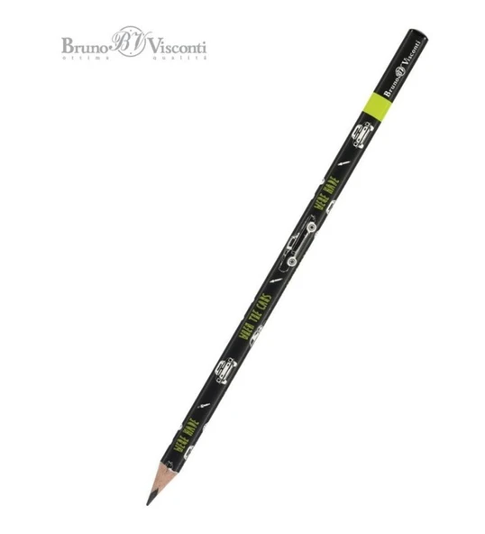 Bruno Visconti Kurşun Kalem Happygraphix Araba 21-0030/61 (50 Li Paket) ürün görseli 1