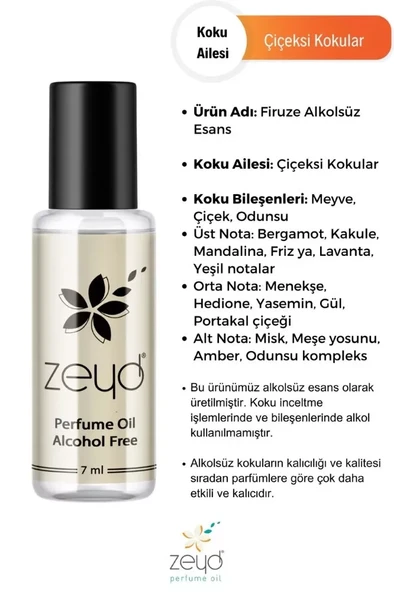 Firuze - Zeyd Esans 7 ml - Resim 3