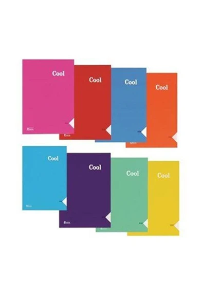 Keskin Color A4 60 Yaprak Düz Plastik Kapak Dikişli Cool Defter 321840-99 (12 Li Paket) ürün görseli 1