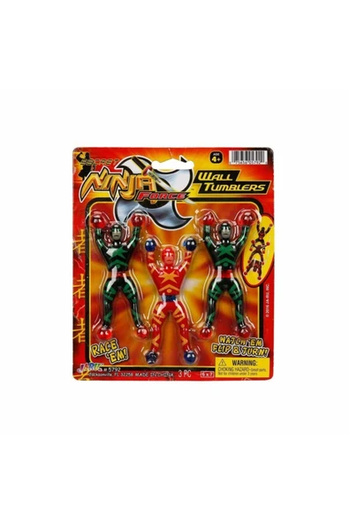 Sunman Oyuncak Hacıyatmaz Ninja Duvara Yapışan S00005792 (Karışık Renk 1 Adet) ürün görseli 1