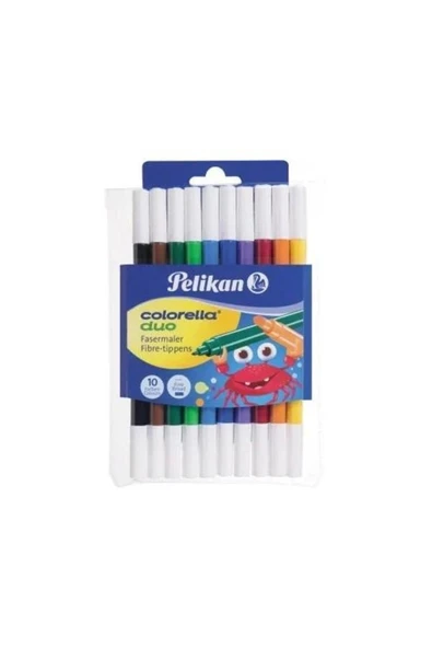 Pelikan Keçeli Kalem Colorella Çift Uçlu 10 Renk 973172 ürün görseli 1