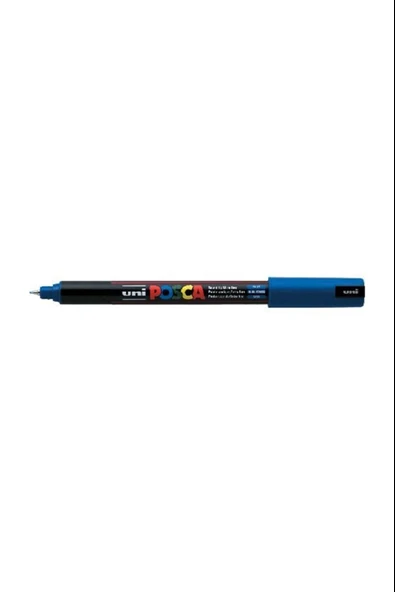 Uni-Ball Markör Boyama Kalemi Posca Su Bazlı Poster 0.7 Mm Mavi PC-1MR Mavi N (6 Lı Paket) ürün görseli 1