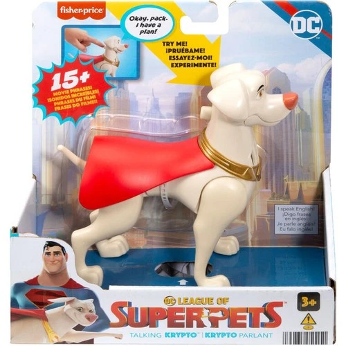 Mattel Oyuncak İmaginext Süperman Krypto Köpek Dc League Of Super Pets Sesli Figürler Superman Krypto HJF28 (Karışık Model 1 Adet) ürün görseli 1