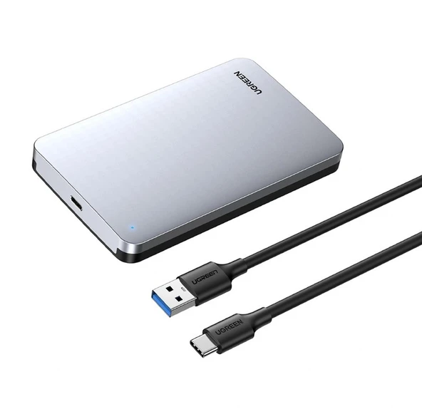 UGREEN 70498 CM300 USB-A 3.1 6GB/s Dayanıklı ve Kompakt 2.5" SATA SSD Harddisk Sabit Disk Muhafazası ürün görseli 1