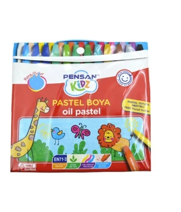 Pensan Kidz Pastel Boya Çantalı 18 Renk PE98121PB18R ürün görseli 1