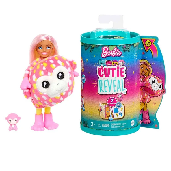Mattel Oyuncak Barbie Cutie Reveal Chelsea Tropikal Orman Serisi HKR12 ürün görseli 1