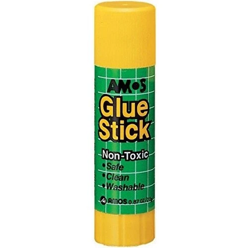Amos Stick Yapıştırıcı Beyaz 22 Gram Gsw8 (20 Li Paket) ürün görseli 1