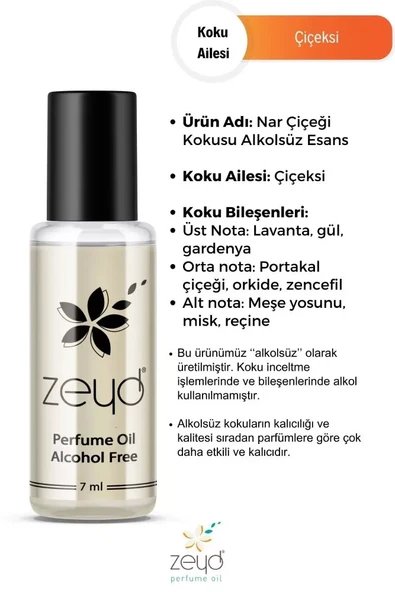 Nar Çiçeği - Zeyd Esans 7 ml - Resim 3