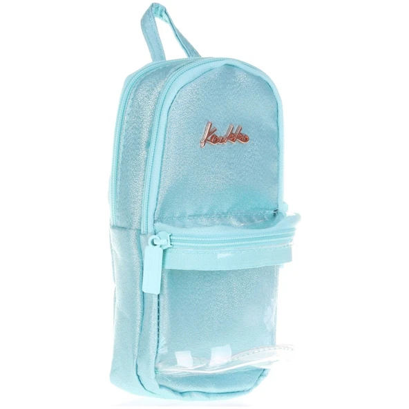 Kaukko Kalem Çantası Magical Junior Bag Transparent Turkuaz K2501 ürün görseli 1