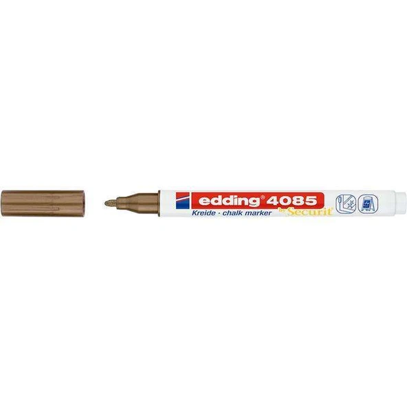 Edding Cam Kalemi 4085 Likit Tebeşir Kalemi (Sıvı Tebeşir) 1-2Mm Bakır (10 Lu Paket) ürün görseli 1