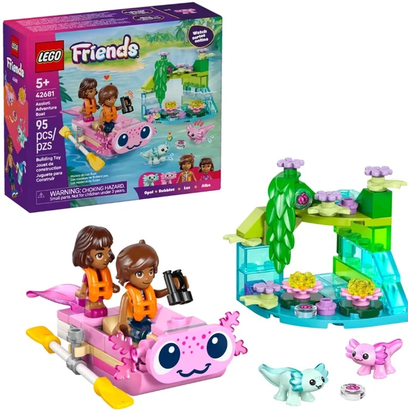 Lego Friends Axolotl Adventure Boat 42681 ürün görseli 1